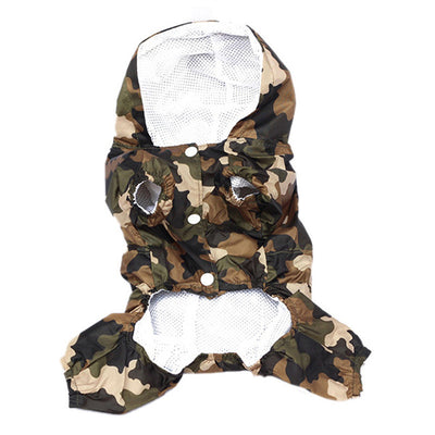 Pet Dog Rain Coat Clothes Dog Puppy Casual Waterproof Jacket Costumes Plus Size XXL Rain Coat For Dog Clothes Rain